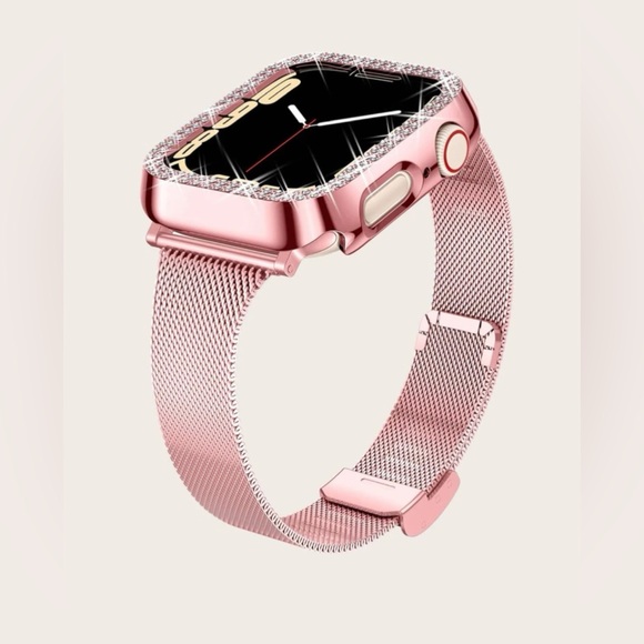 Rhinestone Case With Magnetic Watchband For Apple Watch - Picture 2 of 6